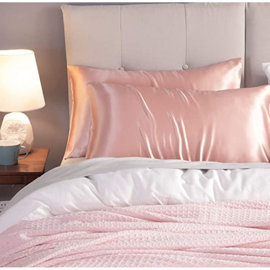 Silk Pillowcase For Hair And Skin Dharlyns Satin Silk Pillowcase for Hair and Skin, 1Pack Size (18x28