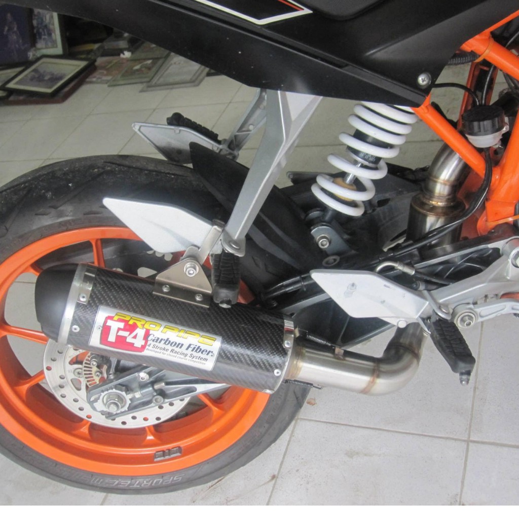 CRF250L,CRF300L,KLX230, KTM DUKE 200, KTM DUKE 390 T4 Muffler Carbon