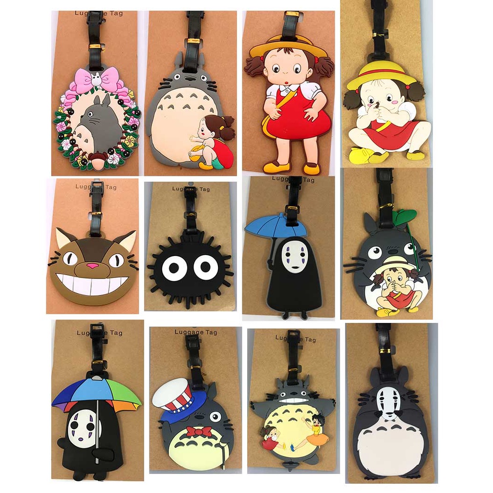 Luggage Signboard Cartoon Anime Tag My Neighbor Totoro Boarding