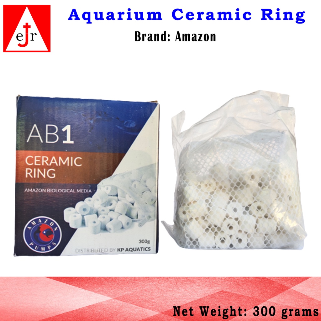 eJr Store Ceramic Ring Aquarium Biological Filter Media (300g