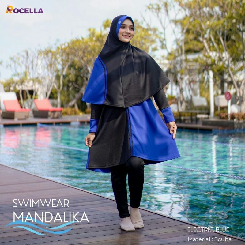 Rocella Swimwear Mandalika Swimsuit Adult Muslimah Swimsuit Shari Women