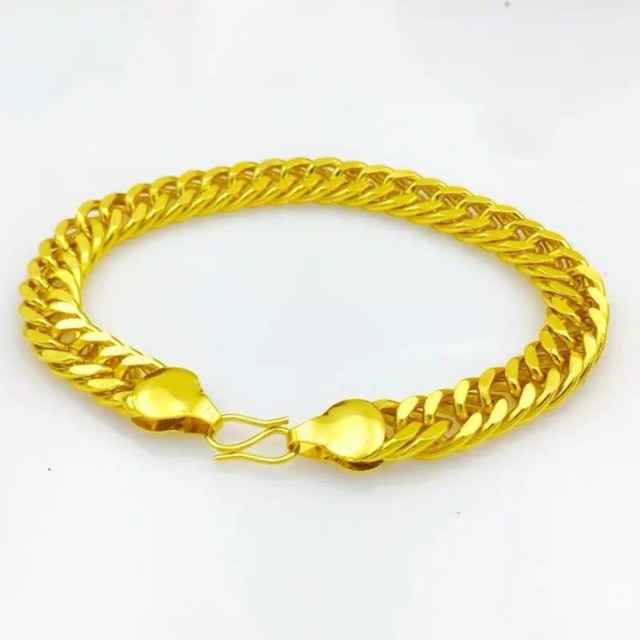 L' Amour Boutique 24K GoldPlated Men’s Design Bracelet GB07 Shopee