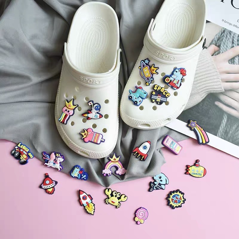 mr.owl crocs for women Jibbitz Astronaut spaceship space series