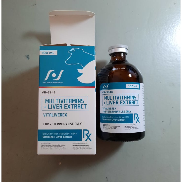 Multivitamins + Liver extract Vitaliverex Solution for Injection (IM