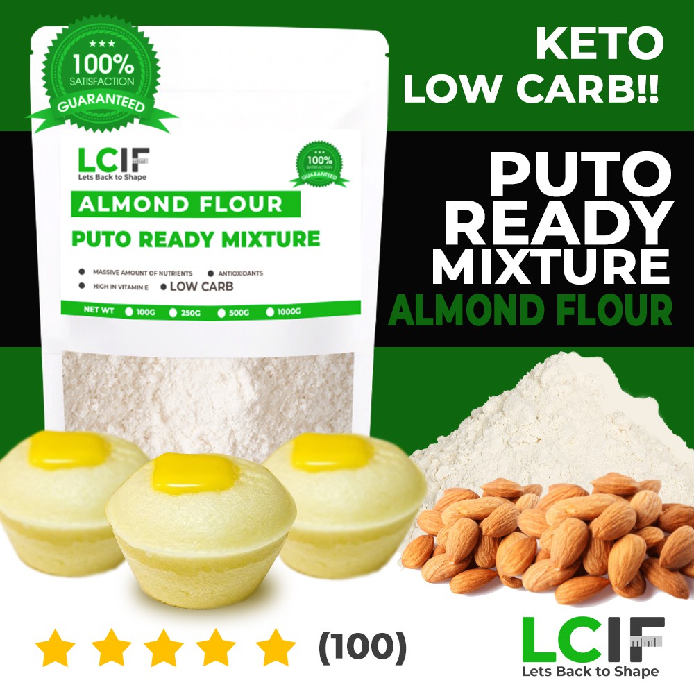 Low Carb Almond Flour Puto Ready Mixture 1000G 1kg Low Carb Guilt