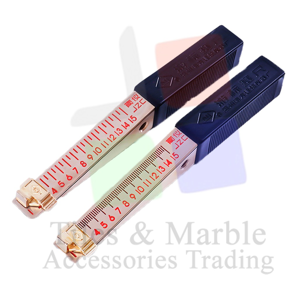 Wedge Shaped Vernier Feeler Gauge Inspection Flatness Measuring Tool