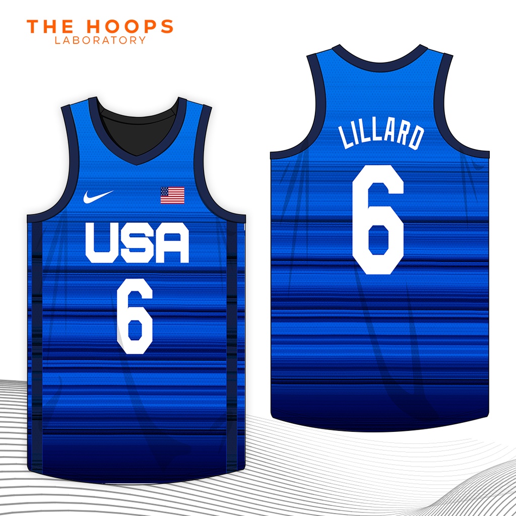 Original 2021 Tokyo Olympics Dream Team USA Basketball Jersey Shorts