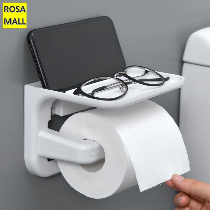 Rosa Mall bathroom paper towel rack wall hanging toilet paper roll rack