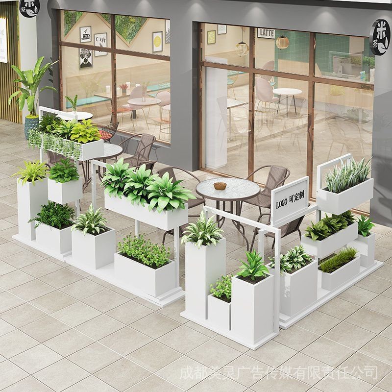 Wrought Iron Flower Box Outdoor Partition Combination Stand Fence Sale