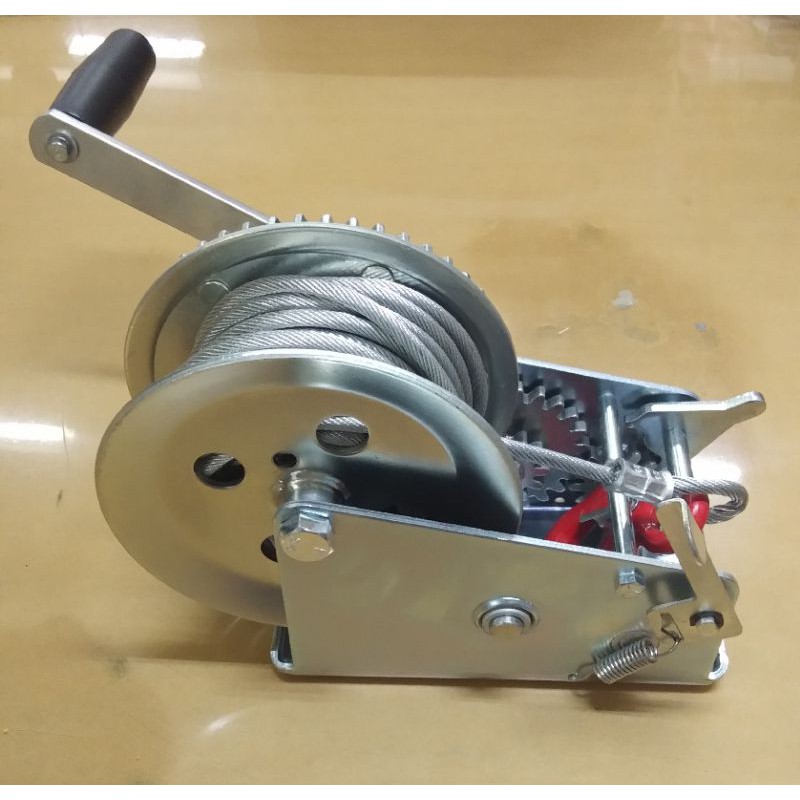 Manual winch hand winch mechanical winch cable type 1 tons with 10
