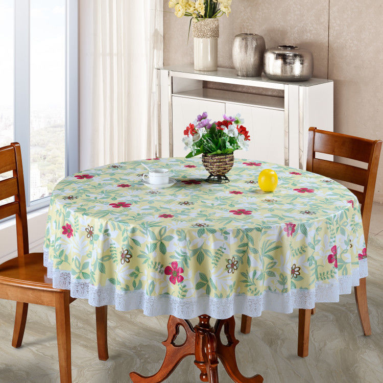 Spot Thickened Round Tablecloth Waterproof and Oilproof Disposable