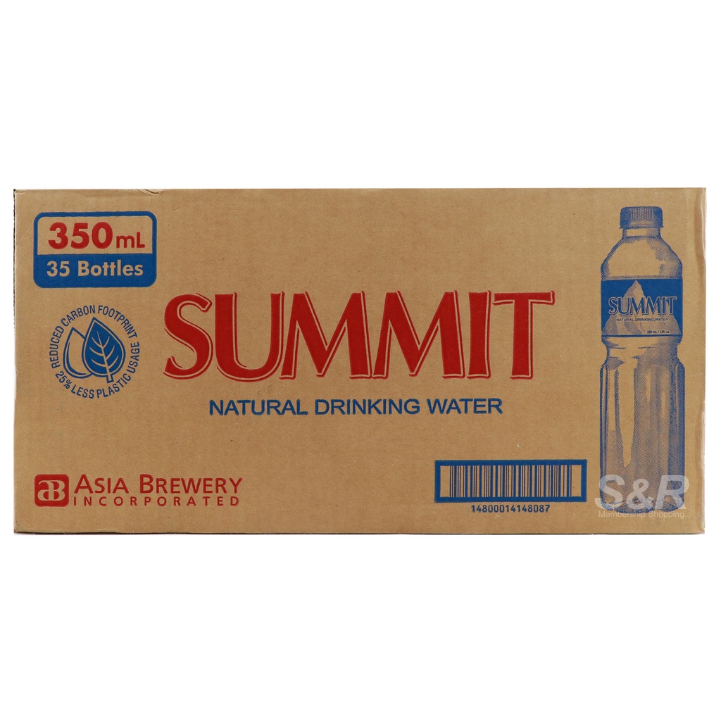 Summit Natural Drinking Water 350ml 35 bottles Shopee Philippines