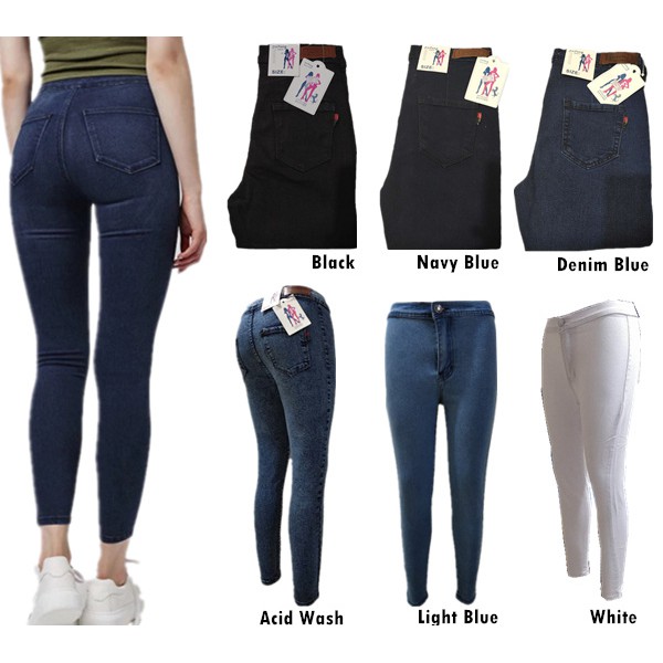 6 Colors Joni Jeans High Waist Denim Maong Pants Skinny Jeans Stretchy