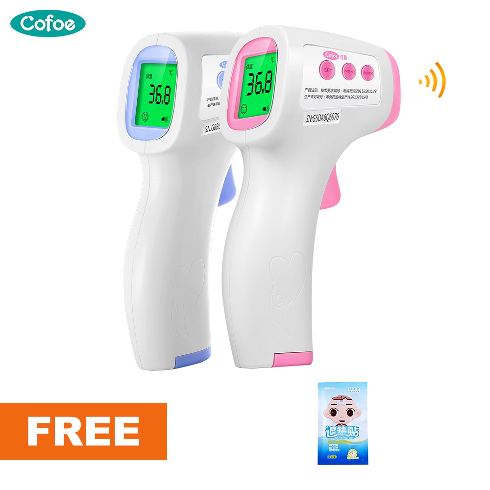 Cofoe Forehead NonContact Fever Thermometer Electronic
