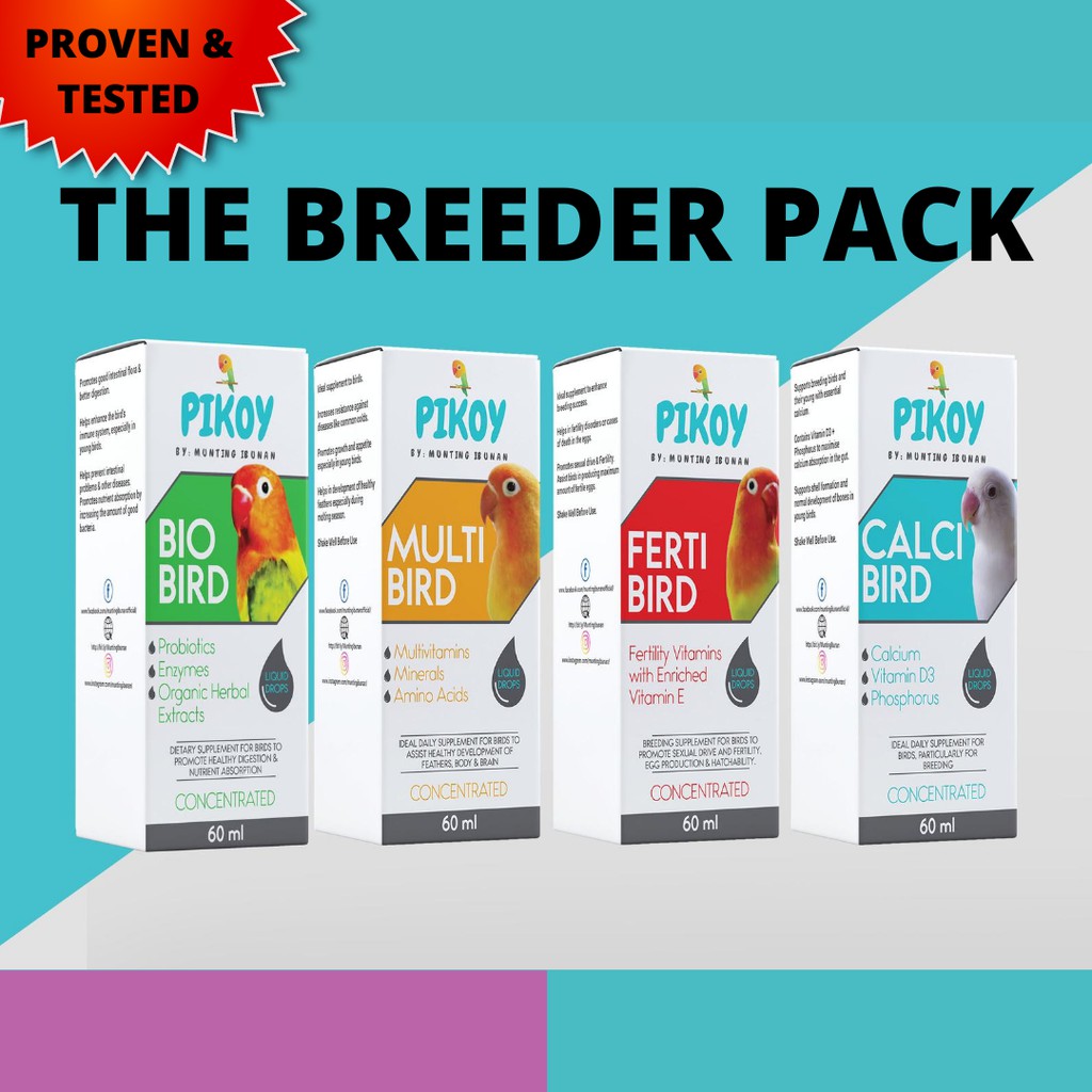 PIKOY THE BREEDER PACK 4 Pillars of Healthy & Successful Breeding, 4