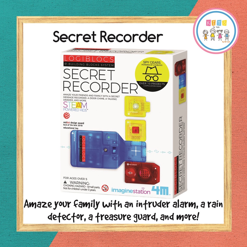 Logiblocs Secret Recorder Imagine Station STEAM Educational Science