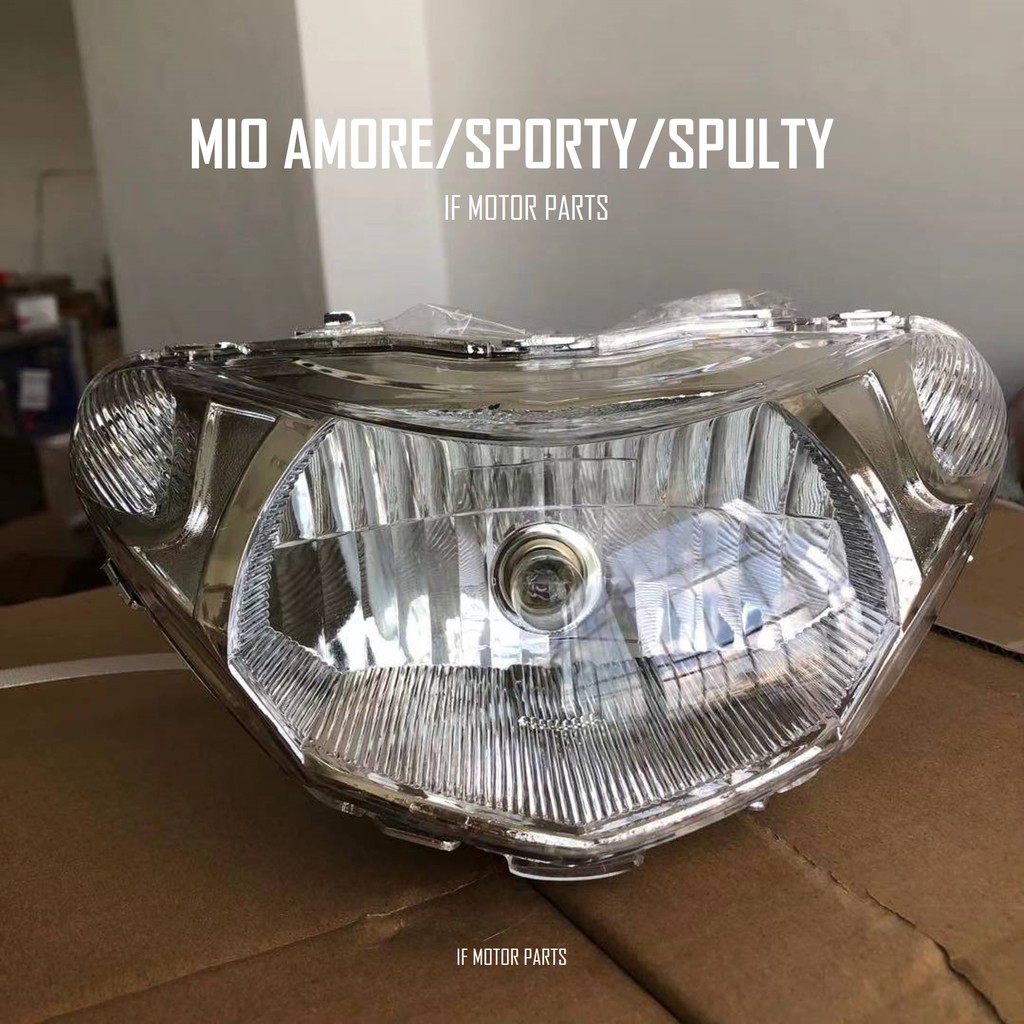 [Headlight] Yamaha MIO Sporty/Amore/Soulty Headlight Assy with Bulb by