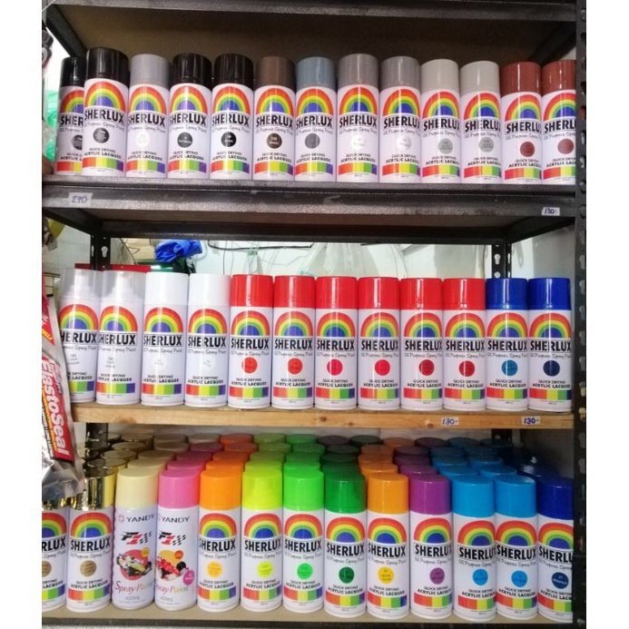 SHERLUX All Purpose Spray Paint 400cc Shopee Philippines
