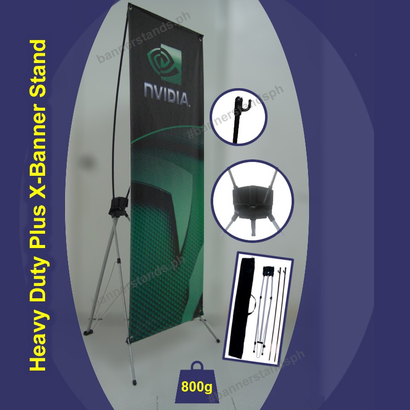 Tarpaulin Stand X Banner XBanner 2x5 2ft x 5ft Heavy Duty PLUS Tarp