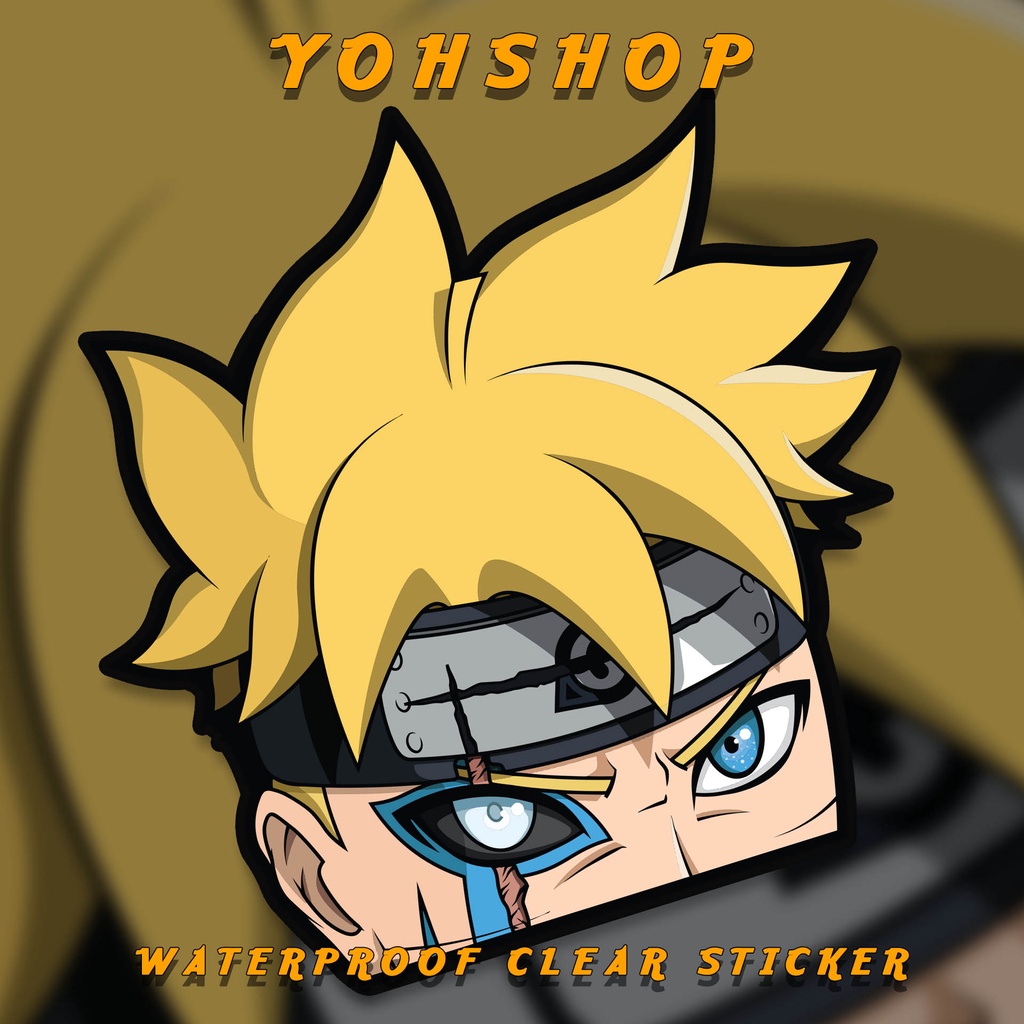 Boruto Peeker Sticker Boruto Peek Chibi Sticker Naruto Decal