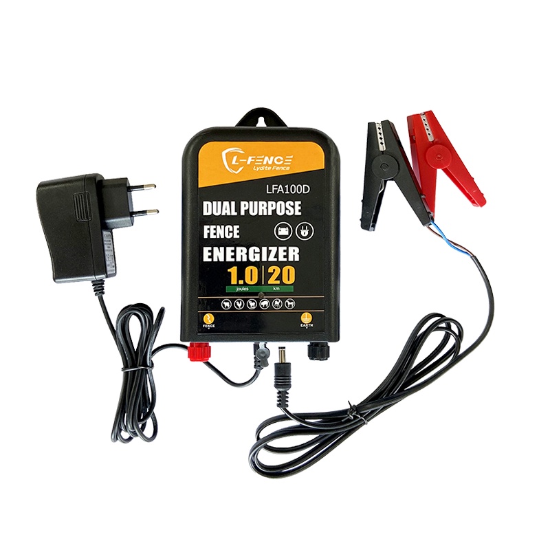 Dual Electric Fence Charger Fence Energizer for Cattle Sheep Shopee