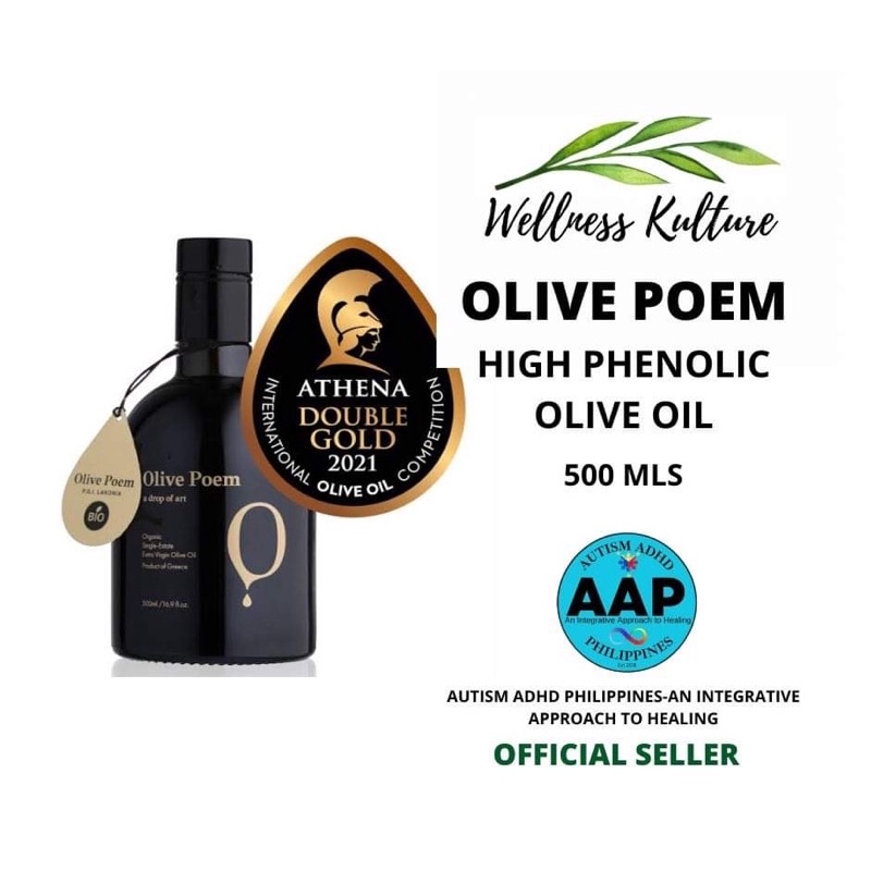 Olive Poem High Phenolic Olive Oil (500 mls) Shopee Philippines