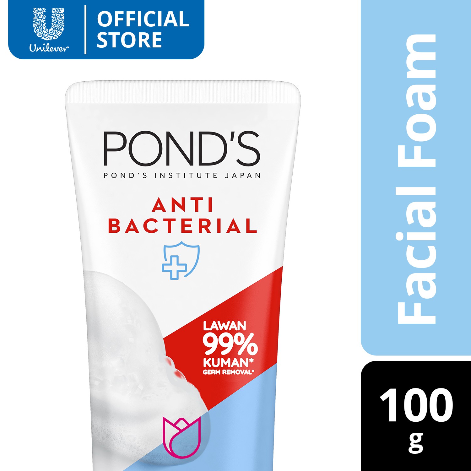 Pond's Antibacterial Facial Foam 100g Shopee Philippines