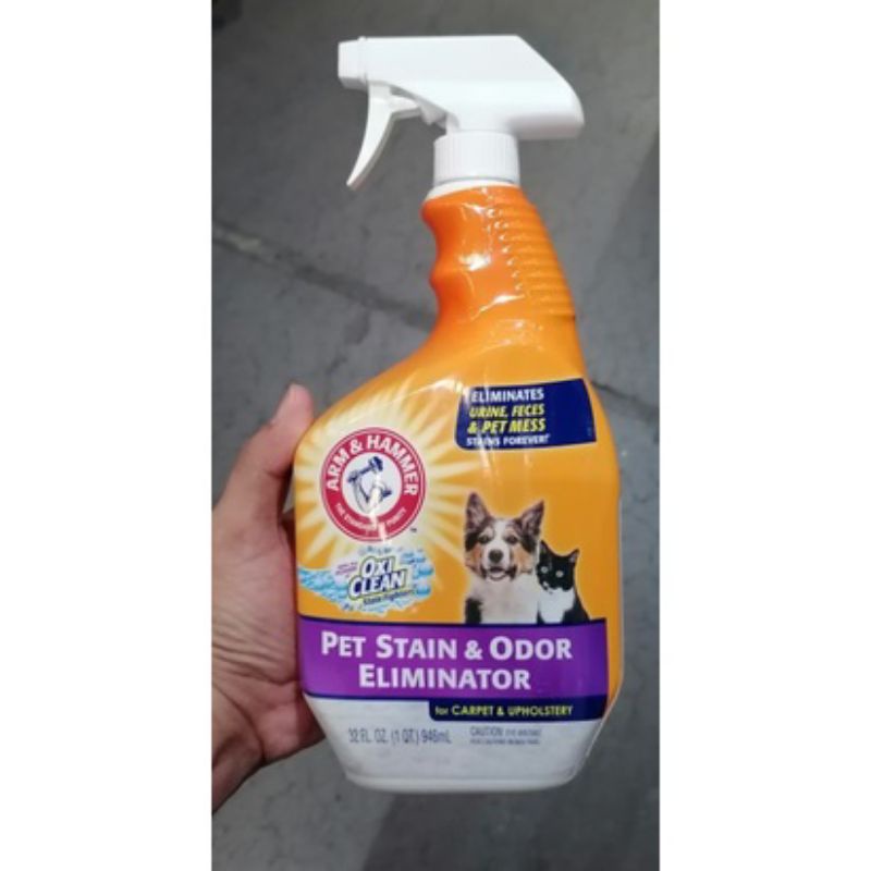 ARM & HAMMER Pet Stain & Odour Eliminator Plus OXICLEAN 946ml Shopee