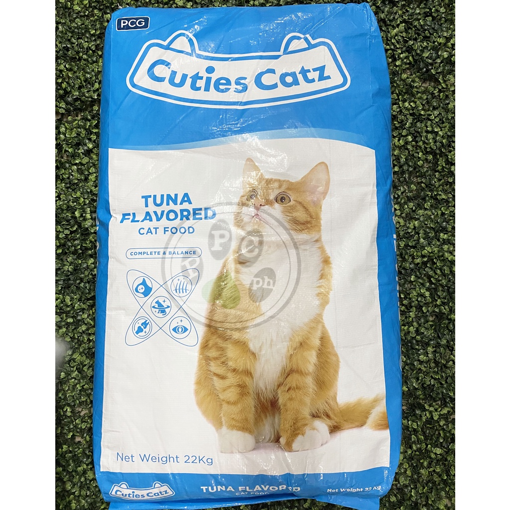 Cuties Catz Cat Food Tuna Flavor Sack 22kgs Shopee Philippines