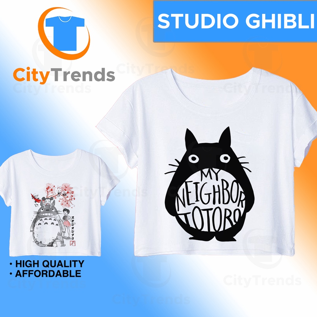 Crop top Totoro Studio Ghibli T Shirt / Studio Ghibli Shirt for kids