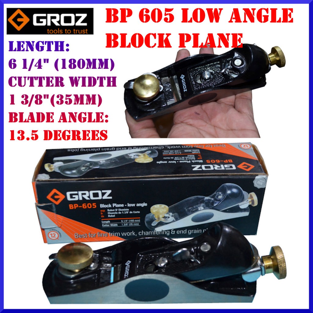 Groz Block Plane Hand Planer Original Shopee Philippines