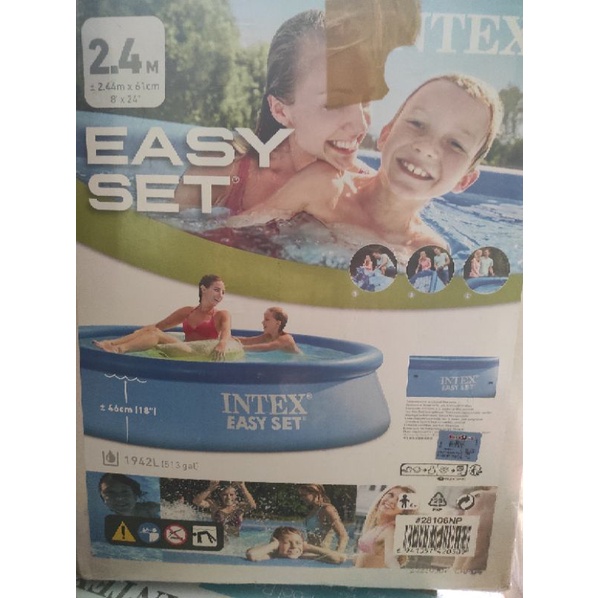 INTEX EASY SET POOL 2.4M | Shopee Philippines