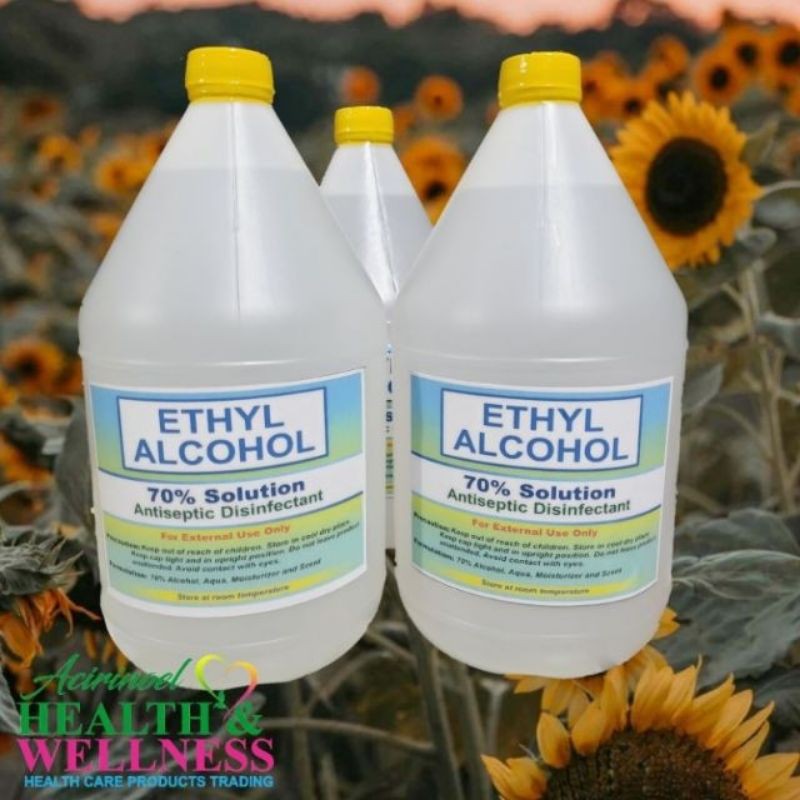 Ethyl Alcohol 70 1 Super Gallon 3.7Liters (Antiseptic Antibacterial