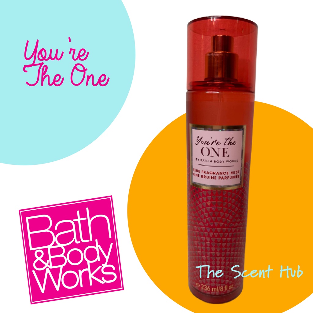 Authentic Bath and Body works from Canada (Fragrance mist, YOURE THE ONE) Shopee Philippines