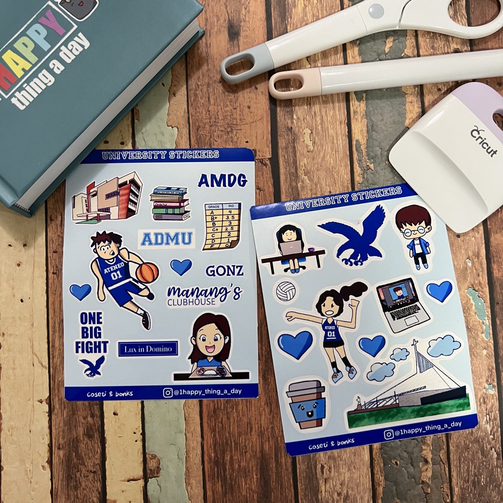 Ateneo de Manila University Stickers Shopee Philippines