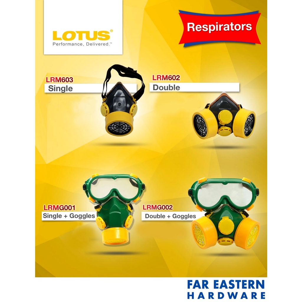 LOTUS Respirator with Goggles LTHT Shopee Philippines