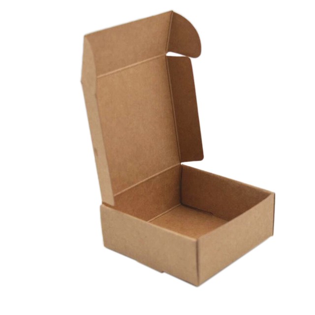 COD Ready Stock 100Pcs Kraft Paper Box Nice Kraft Box Packaging Box