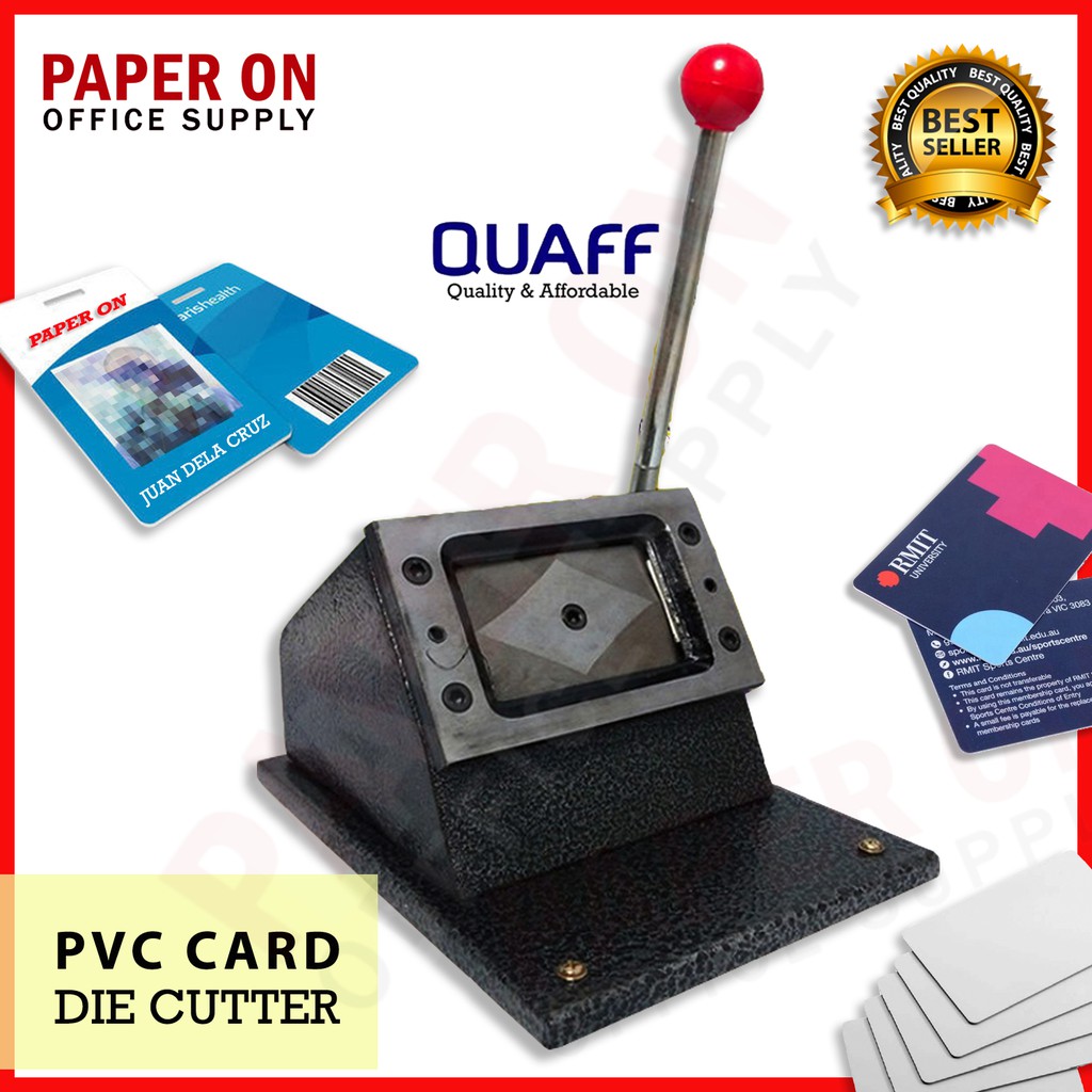 QUAFF PVC ID Card Die Cutter (86x54mm) Shopee Philippines