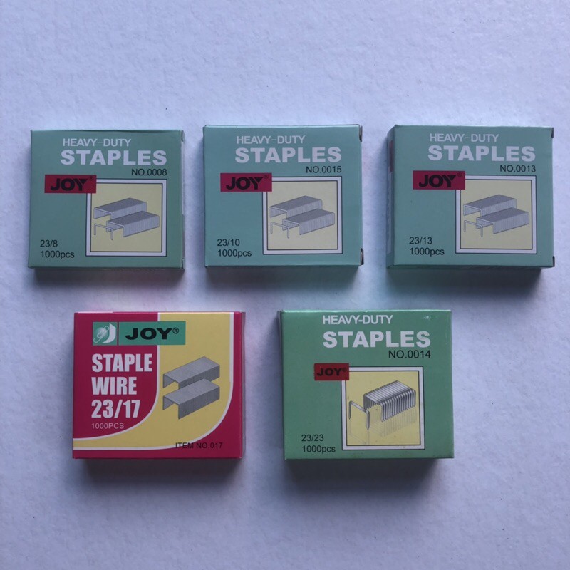 heavy duty staples wire (23/8),(23/10),(23/13),(23/17),(23/23) Shopee