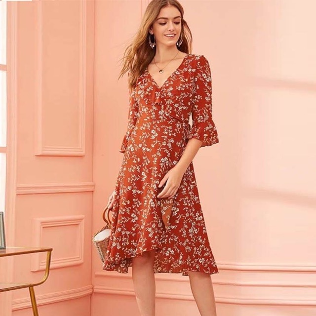 RRX Floral Maxi Dress Shopee Philippines