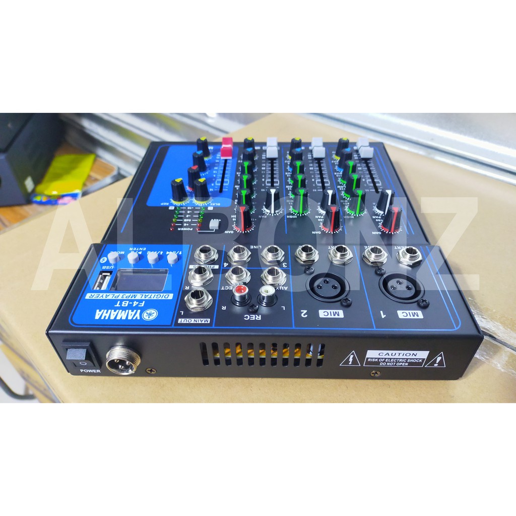 Professional 4 Channel Yamaha Mixer F4 with USB and Bluetooth Shopee