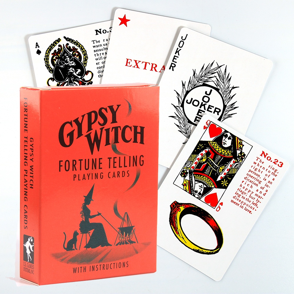 Gypsy Witch Fortune Telling Cards 52 Cards Deck Tarot Cards For