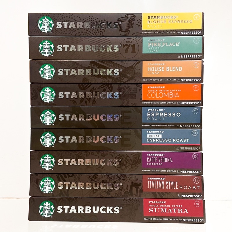 STARBUCKS Nespresso Pods/Capsules All Flavors Available! Shopee