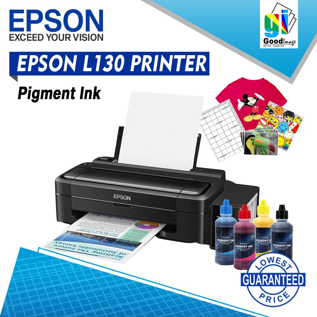 EPSON L130 PRINTER WITH YASEN PIGMENT INK 100ML Shopee Philippines