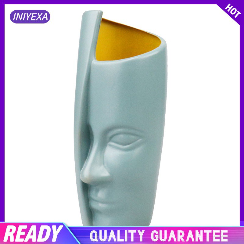 Human Body Face Vase Planter Pot Modern Minimalism Nordic Style