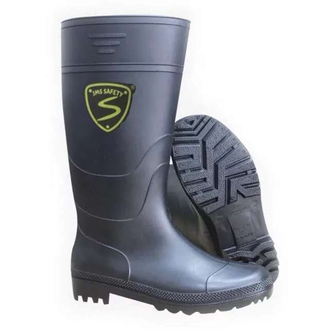 JMS men's PVC waterproof hightop rain boots Shopee Philippines