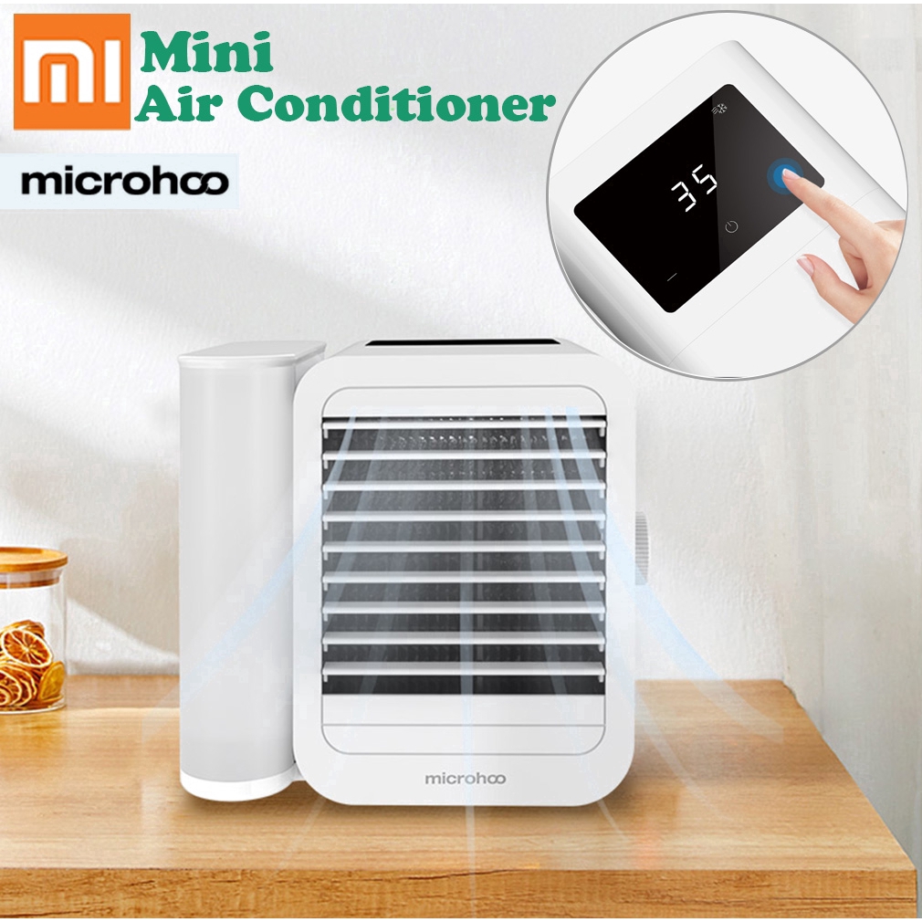 Newest Xiaomi Microhoo 3 In 1 Mini Air Conditioner Water Cooling Fan