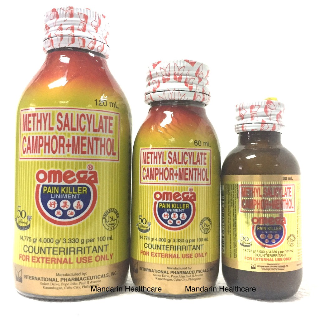 Omega Pain Killer Liniment select the size Shopee Philippines