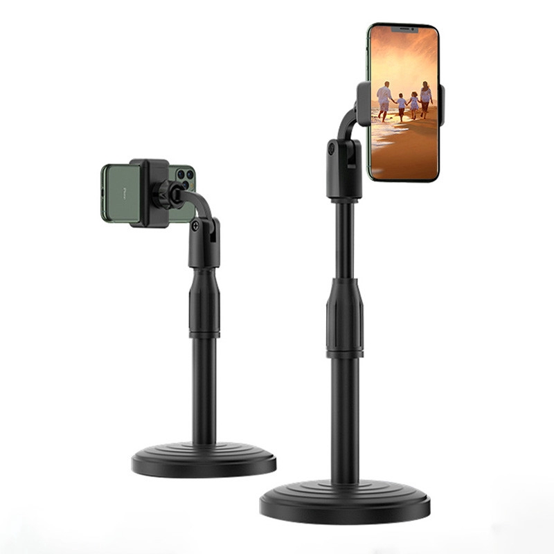 Desktop Stable Cell Phone Holder Stand for Facebook Live Streaming