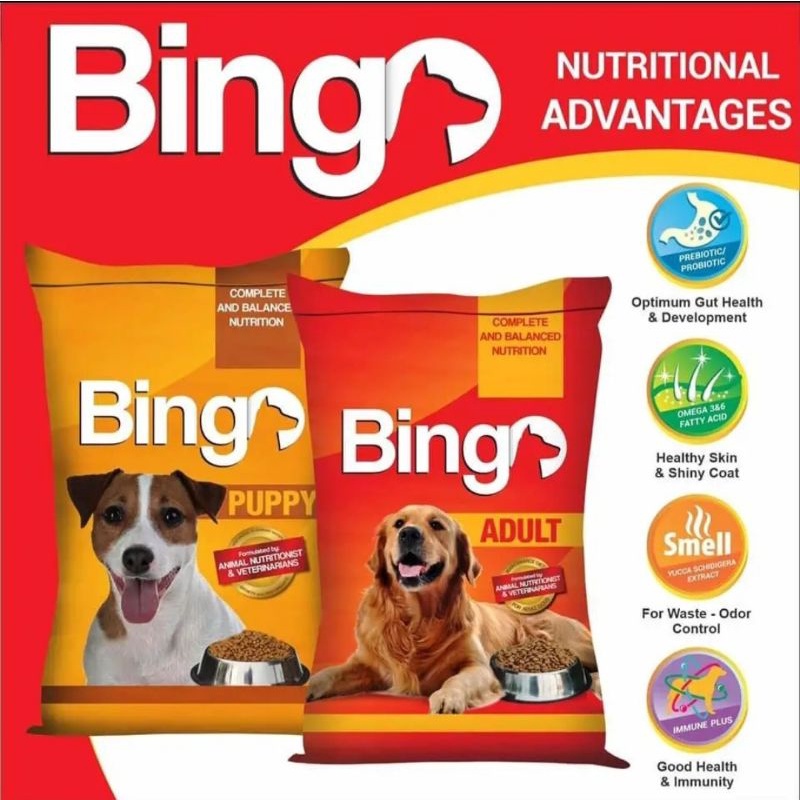 Bingo Dog food Complete and Balance Nutrition 20kg Shopee Philippines